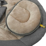 Electric Baby Bouncer Swing Chair Cradle Rocker Grey 65x70x53cm with Music Toys - Side View