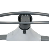 Electric Baby Bouncer Swing Chair Cradle Rocker Grey 65x70x53cm with Music Toys - 45-Degree Angle