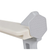 Foldable Kids Step Stool Kitchen Helper Tower in Grey, Adjustable Height, 55x55x79cm - Front View