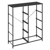 Grey Tallboy Chest of 8 Drawers Storage Cabinet for Bedroom and Living Room - Rear View