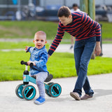 Baby Balance Bike for Toddlers 1-2 Years, Blue, 47x20x37.5cm, 4 Wheels - Extra Image