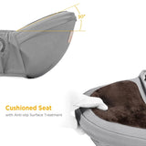 Adjustable Baby Carrier Waist Sling in Blue - Lightweight Hip Seat for 0-36 Months - 45-Degree Angle