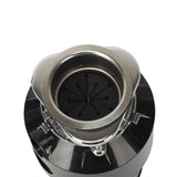 550W Food Waste Disposer with AU Plug, 4000RPM, Black, Stainless Steel for Kitchen - Rear View