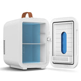 10L Mini Fridge Portable Cooler and Warmer in White for Home, Car, and Camping - Top-Down View