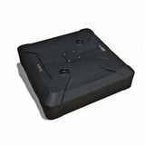 82cm Black Offset Patio Umbrella Base - Sand/Water Filled Square