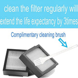 Replacement Filter Brush Parts Set for iRobot Roomba Vacuum Cleaners - Black - 22-Piece Set - Extra Image