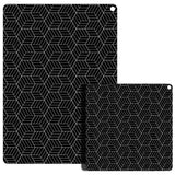 Anti-Slip Silicone Induction Cooktop Mat, 25x25cm, Heat Resistant, Black - Top-Down View