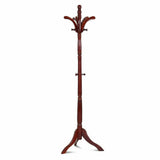 Vintage Redwood Wooden Coat Rack Stand 182.9cm with 13 Hooks for Hats, Clothes, and Handbags - Extra Image