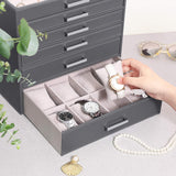 Jewellery Box 6 Layer 5 Drawer - Rear View