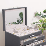 Jewellery Box 6 Layer 5 Drawer - Low Angle
