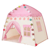 130cm Pink Princess Castle Tent for Kids - Front View