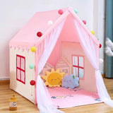 Pink Baby Tent for Girls Indoor & Outdoor Play - Front View