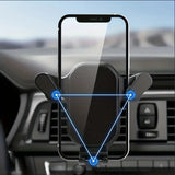 Car Phone Holder Air Vent Clip GPS Stand - Side View