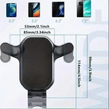Car Phone Holder Air Vent Clip GPS Stand - 45-Degree Angle