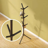 Floor-to-Floor Clothes and Hats Rack Holder - Side View