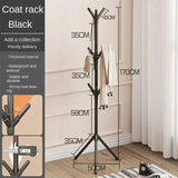 Floor-to-Floor Clothes and Hats Rack Holder - Top-Down View