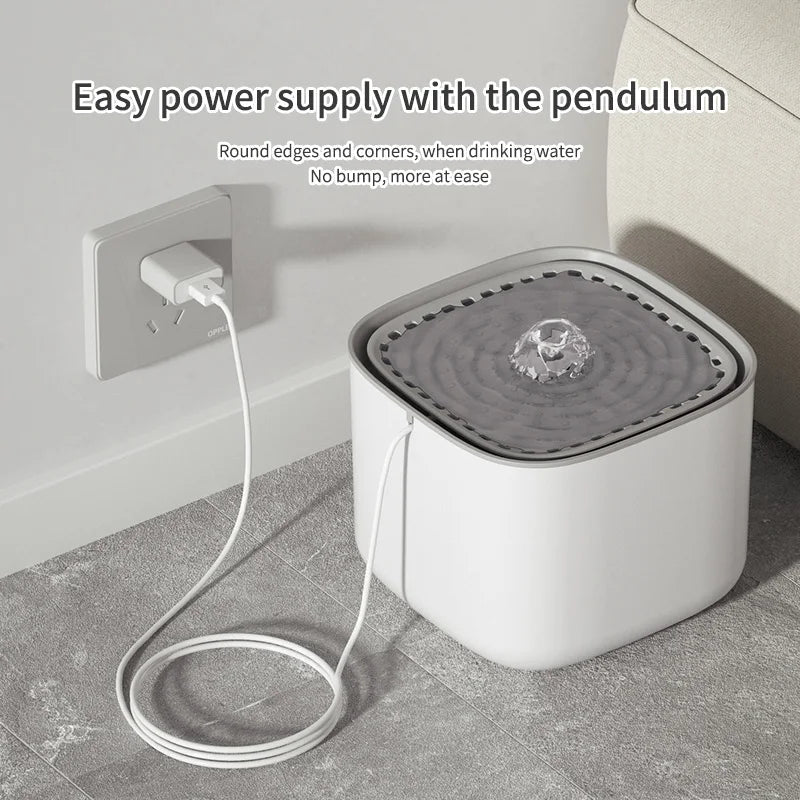 3L Cat Water Fountain Large Filter USB