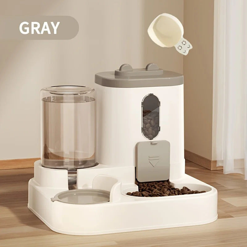 2-in-1 Automatic Cat Food & Water Dispenser, image 2