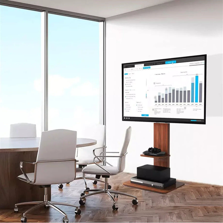 Adjustable Wood TV Stand for 32-65 Inch LCD LED, Adjustable