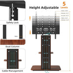 Adjustable Wood TV Stand for 32-65 Inch LCD LED, image 4