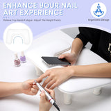 Adjustable Nail Art Hand Pillow Stand - Front View