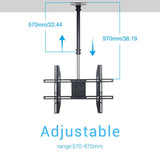 Adjustable Ceiling TV Mount for 26-65