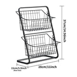 Kitchen Countertop Storage & Snack Rack