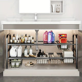 Expandable Under Sink Organizer Set 8 Panel - Side View