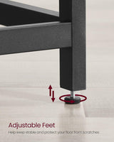 L-Shaped Computer Corner Desk Home Office - Low Angle