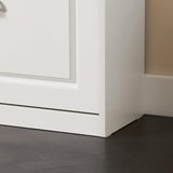 Modern Tilt-Out Shoe Organizer with Cushioned Top