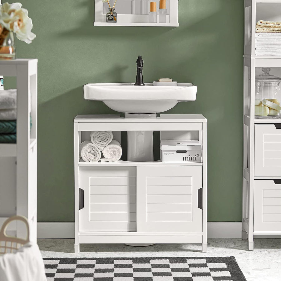 Vanity Unit Bathroom Furniture, White, image 2