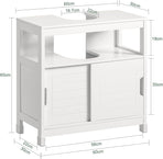 Vanity Unit Bathroom Furniture, White, image 3
