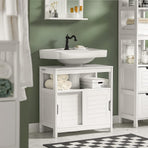 Vanity Unit Bathroom Furniture, White, image 5
