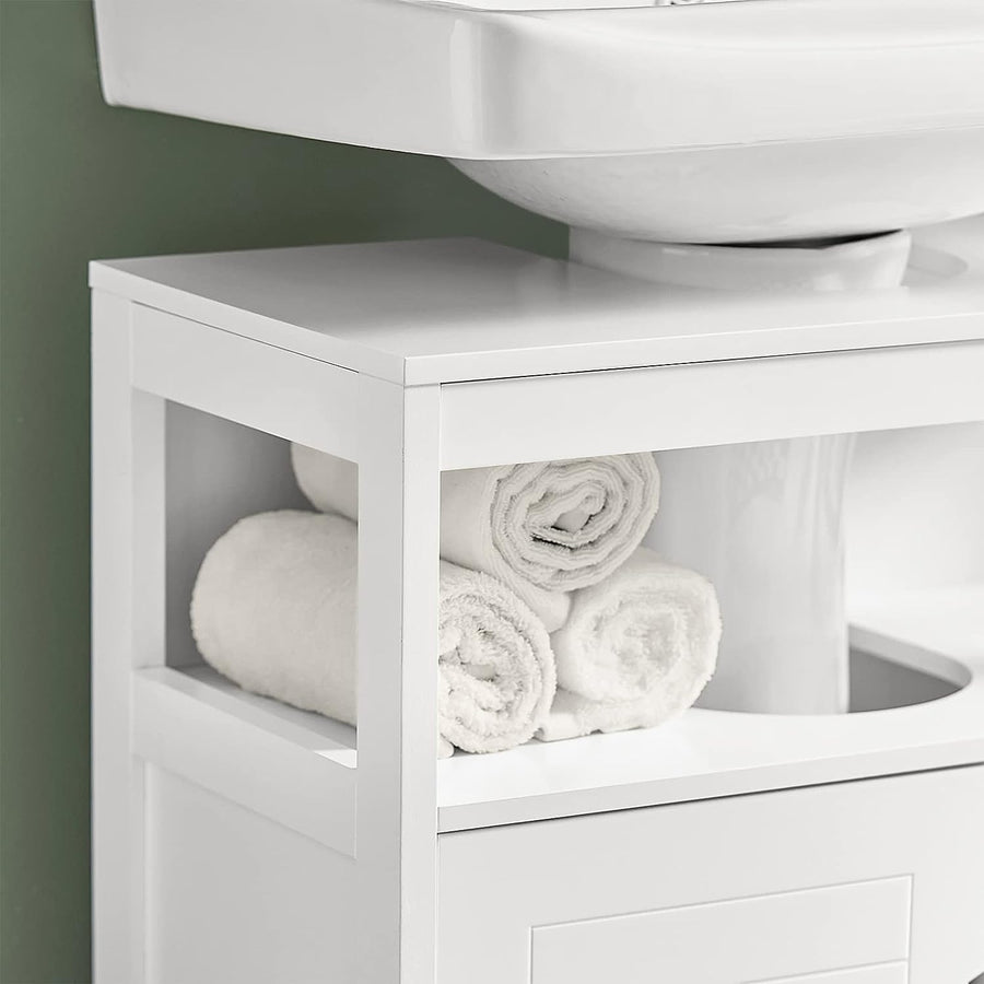 Vanity Unit Bathroom Furniture, White, image 9