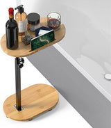Sofa Side End Table 8.66W 14.17L Laptop Bed Desk - Rear View