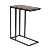 C-Shaped Sofa Side End Table Metal Frame Laptop Tray - All Family - Extra Image