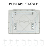 Adjustable Foldable Laptop Table Tray Steel MDF - Low Angle