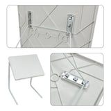 Adjustable Foldable Laptop Table Tray Steel MDF