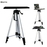 Adjustable Aluminium Laptop Projector Tripod Stand 52-140cm - 45-Degree Angle