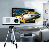 Adjustable Aluminium Laptop Projector Tripod Stand 52-140cm - Rear View