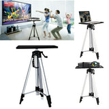 Adjustable Aluminium Laptop Projector Tripod Stand 52-140cm - Close-Up Angle