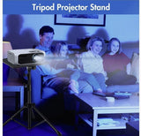 Adjustable Tripod Stand for Projector & Laptop 22-55 Portable - 45-Degree Angle