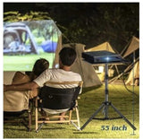 Adjustable Tripod Stand for Projector & Laptop 22-55 Portable - Rear View