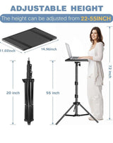 Adjustable Tripod Stand for Projector & Laptop 22-55 Portable - Extra Image