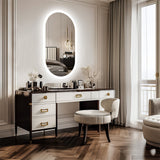120x60cm LED Bathroom Mirror Oval Anti-Fog Dimmable Wall Mount - Extra Image