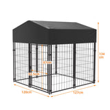 Extra Large Welded Wire Dog Kennel Outdoor Heavy Duty Crate Cage