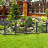 HeavyDuty Metal Dog Playpen w/ Waterproof Border - Low Angle