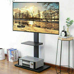 TV Stand Base Swivel Mount 32-65 inch Adjustable Height
