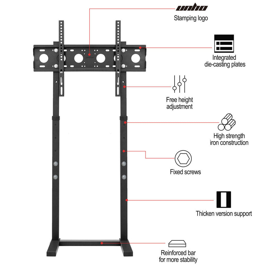 TV Stand Base Mount Bracket Swivel for 32-65 LED LCD Screen