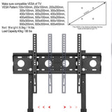 TV Stand Base Mount Bracket Swivel for 32-65 LED LCD Screen - Rear View